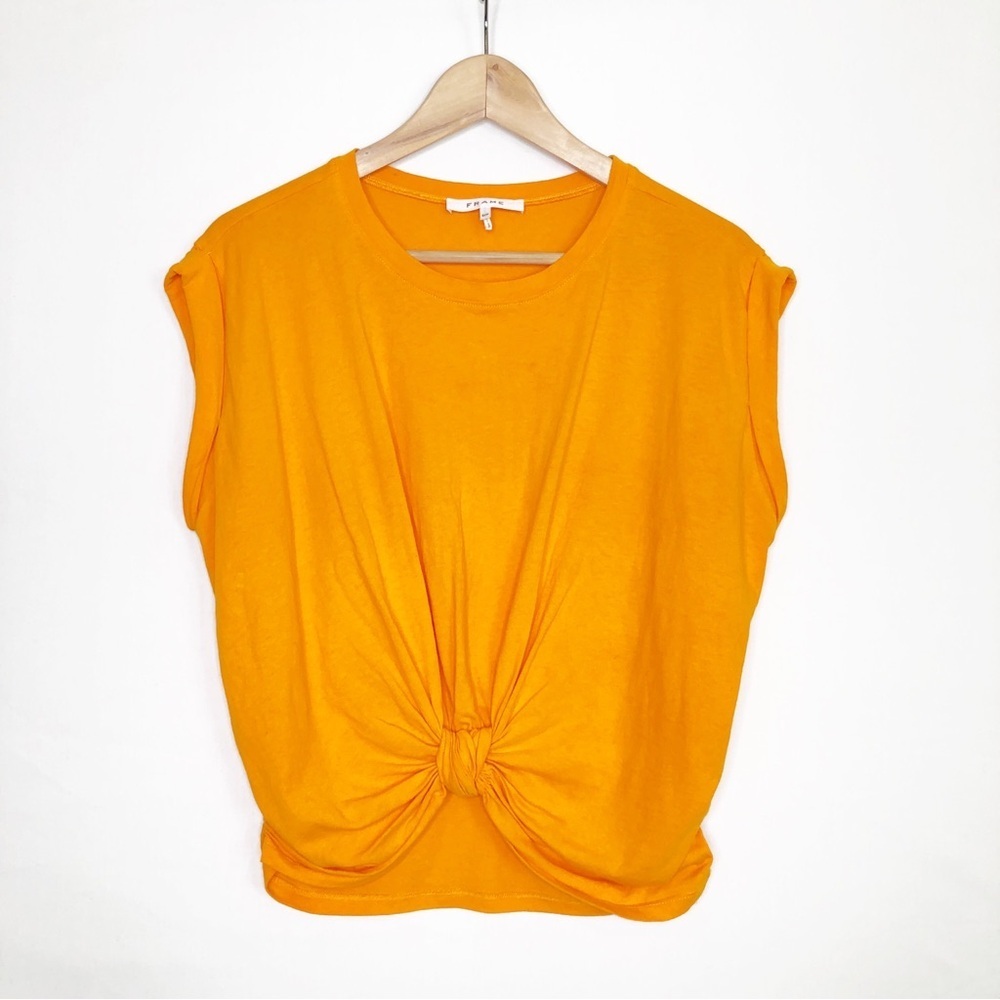Frame orange front, not crewneck T-shirt